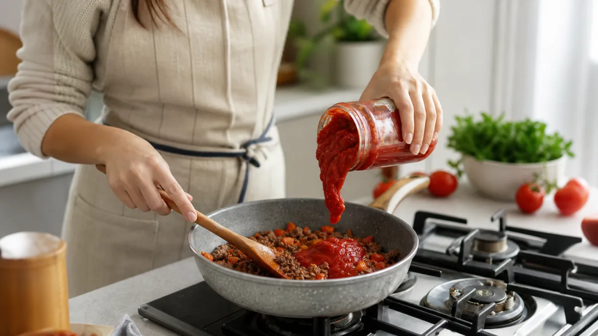 رب گوجه فرنگی ۸۰۰ گرمی رعنا برای غذاهای روزمره و مهمانی
