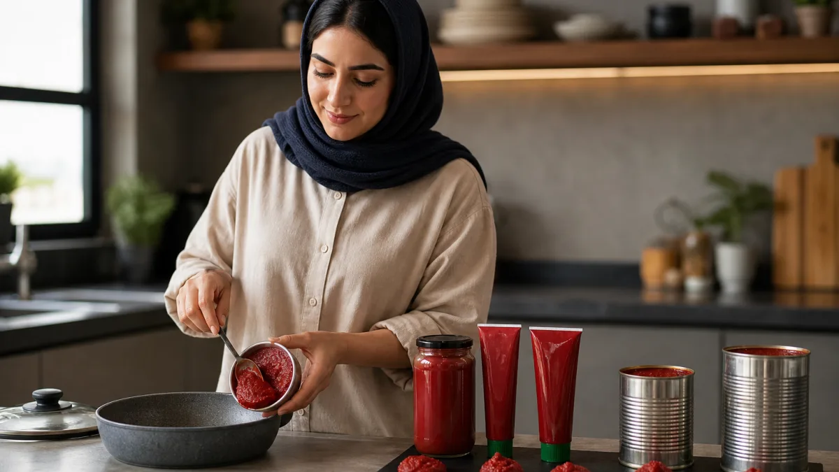 رب گوجه فرنگی ناب دانه در مقایسه با نمونههای بازار