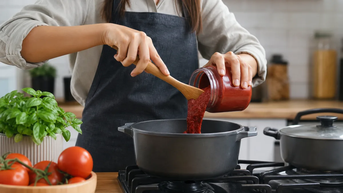 رب گوجه فرنگی سحر 800 گرمی با طراحی قوطی کاربردی