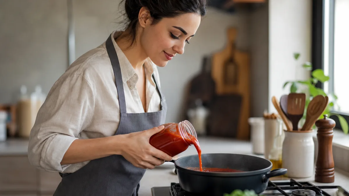 رب گوجه فرنگی لوکس در بستهبندی شیشهای با ساختار غلیظ
